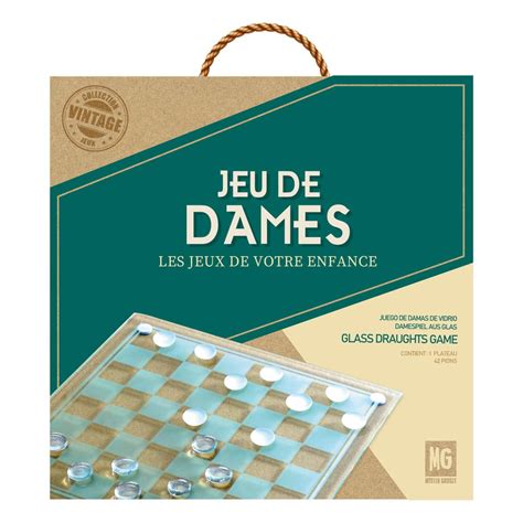 Jeu de Dames, la boîte du jeu